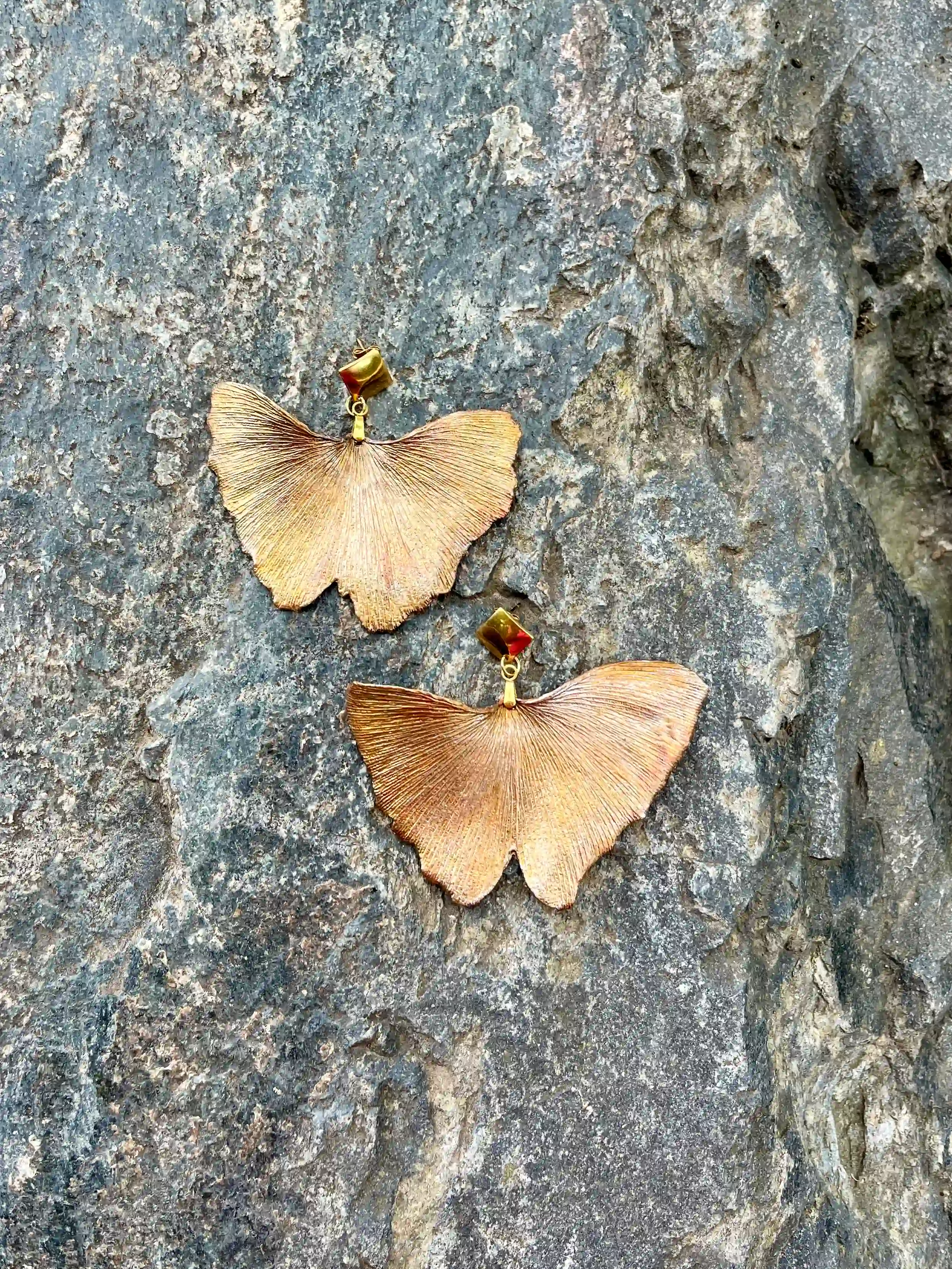 Ginko náušnice (No2)