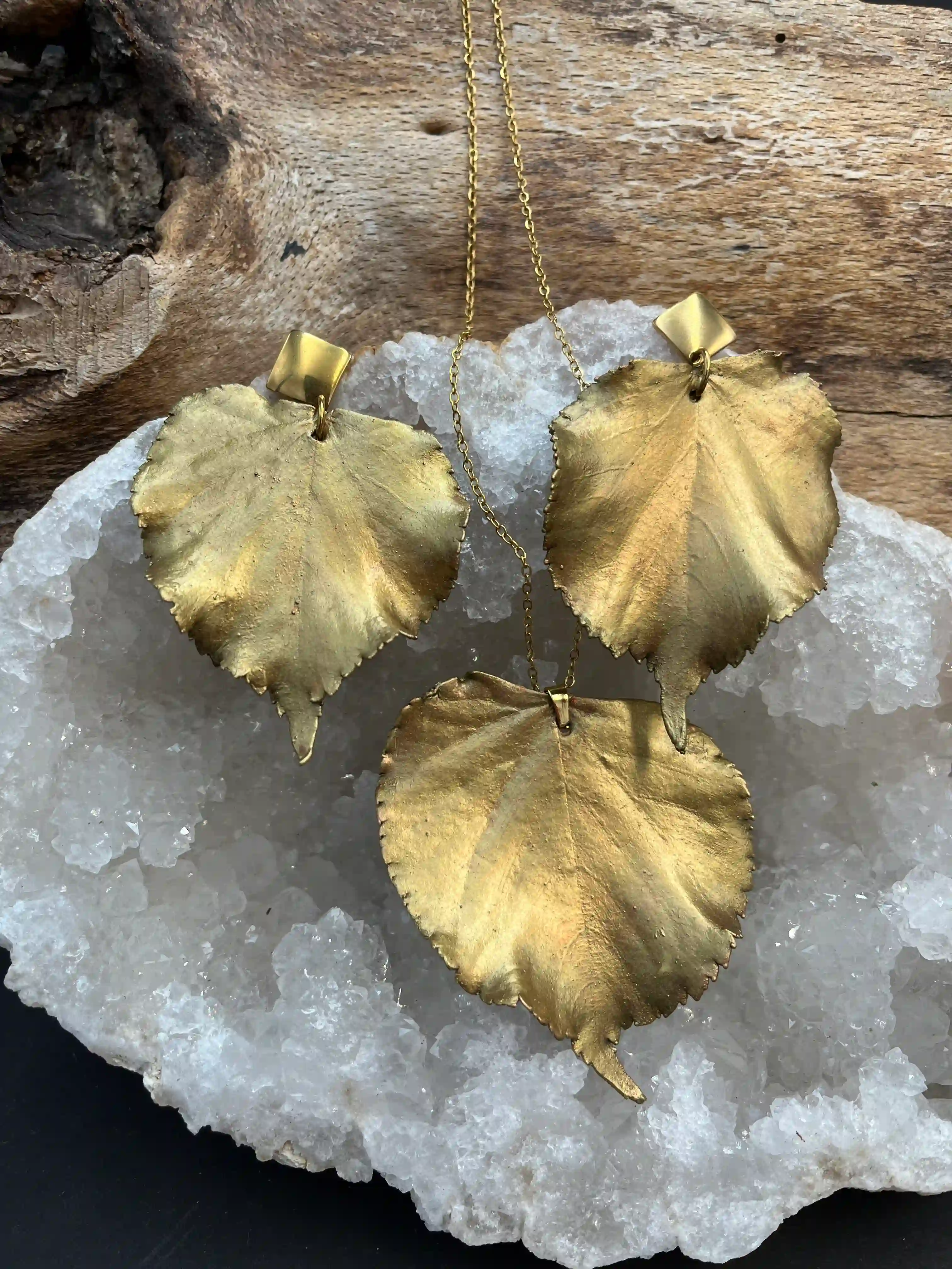 Lipová souprava (No3) - velká, zlatá