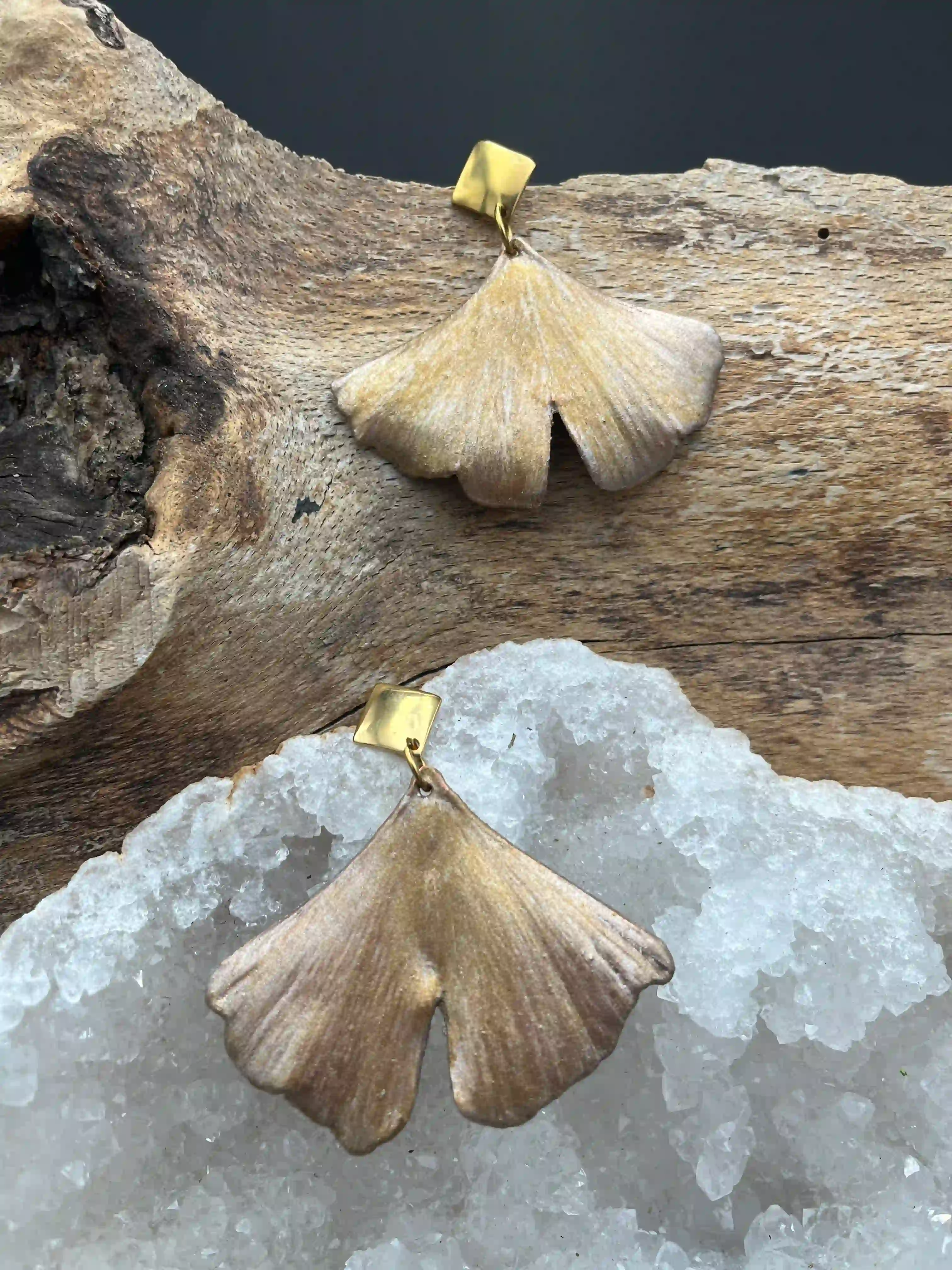 Ginko náušnice (No5)