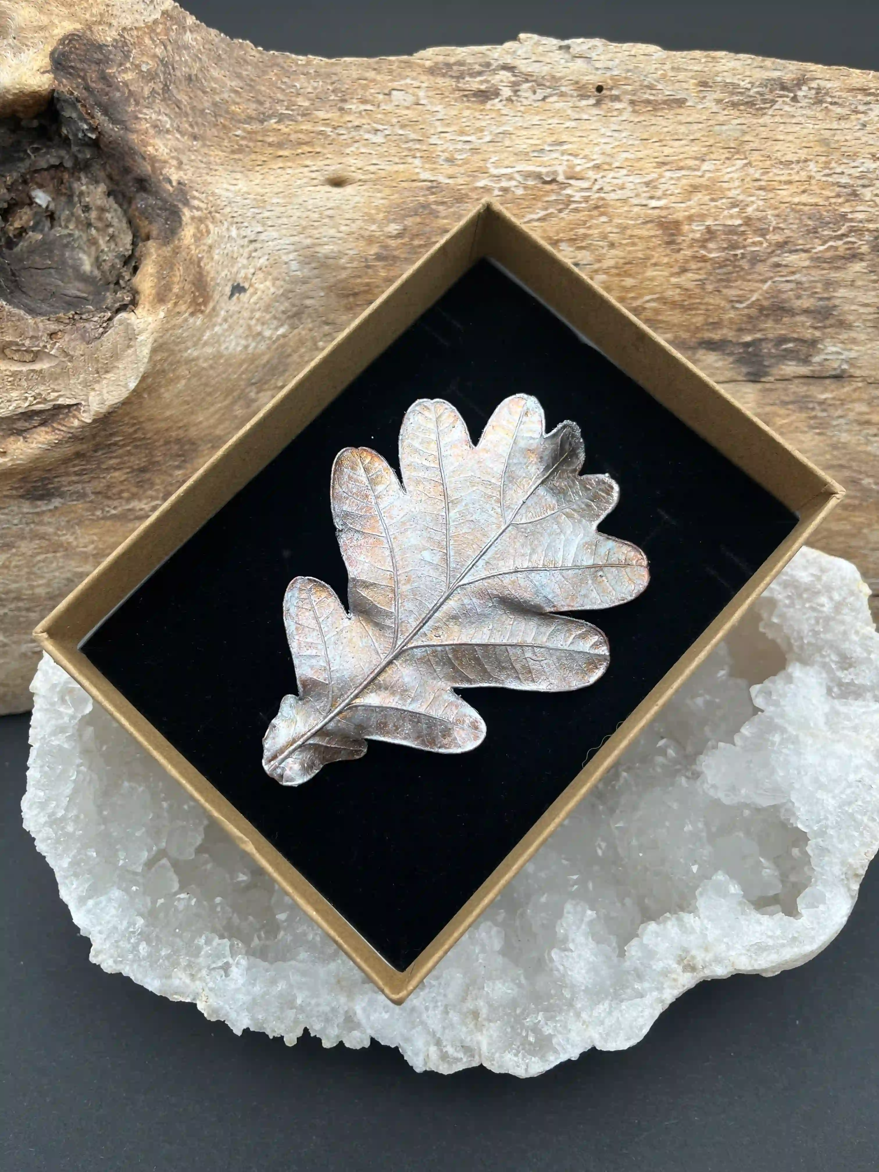 Dubový list - brož (No2)