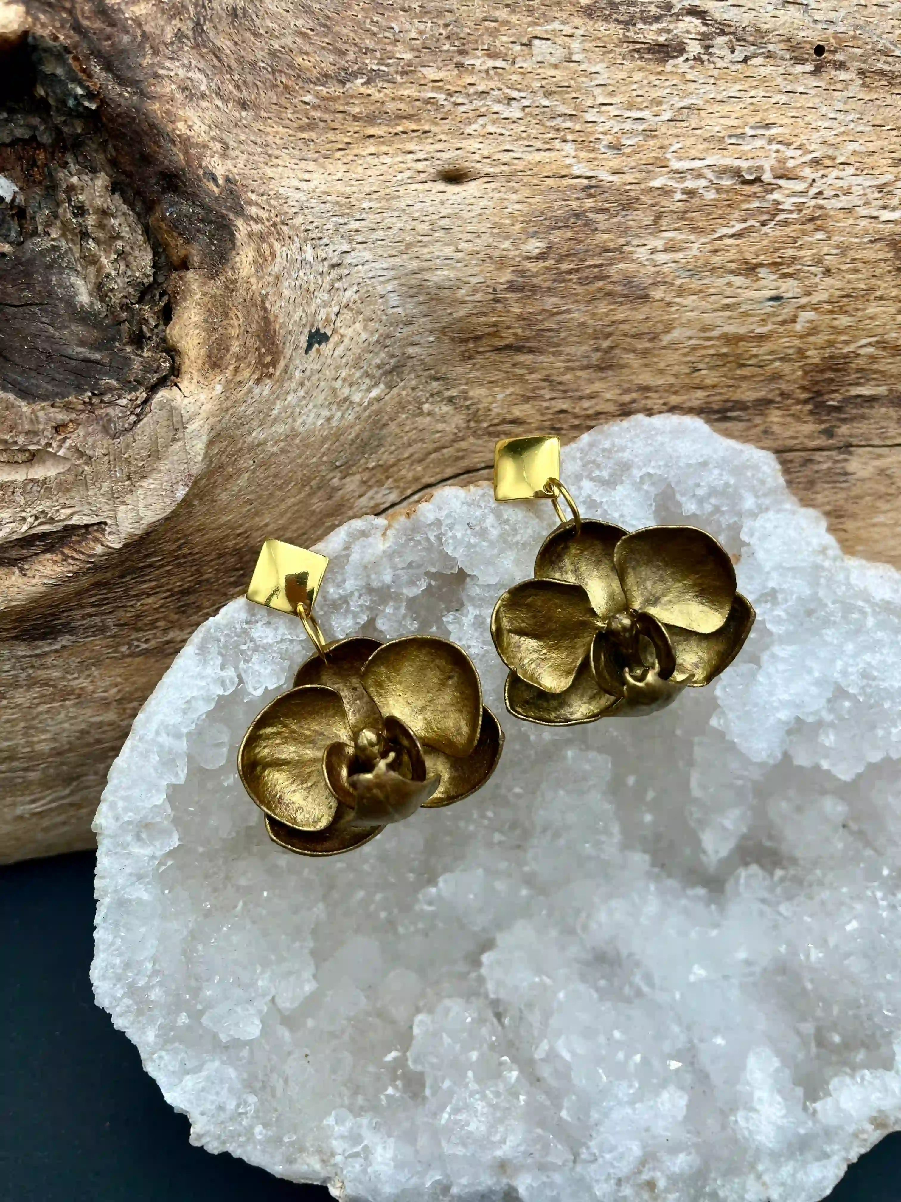 Orchidej náušnice (No2)