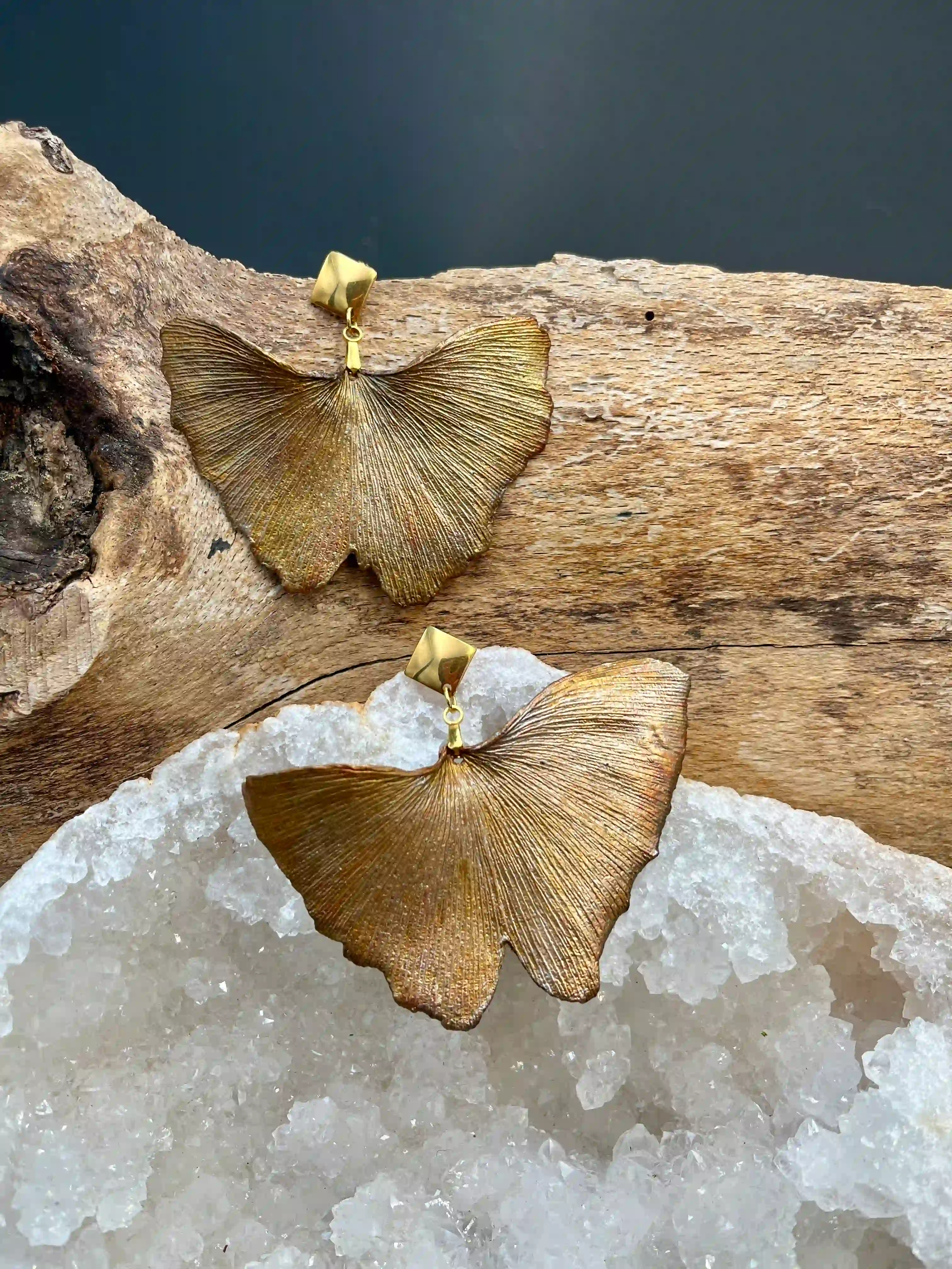 Ginko náušnice (No2)