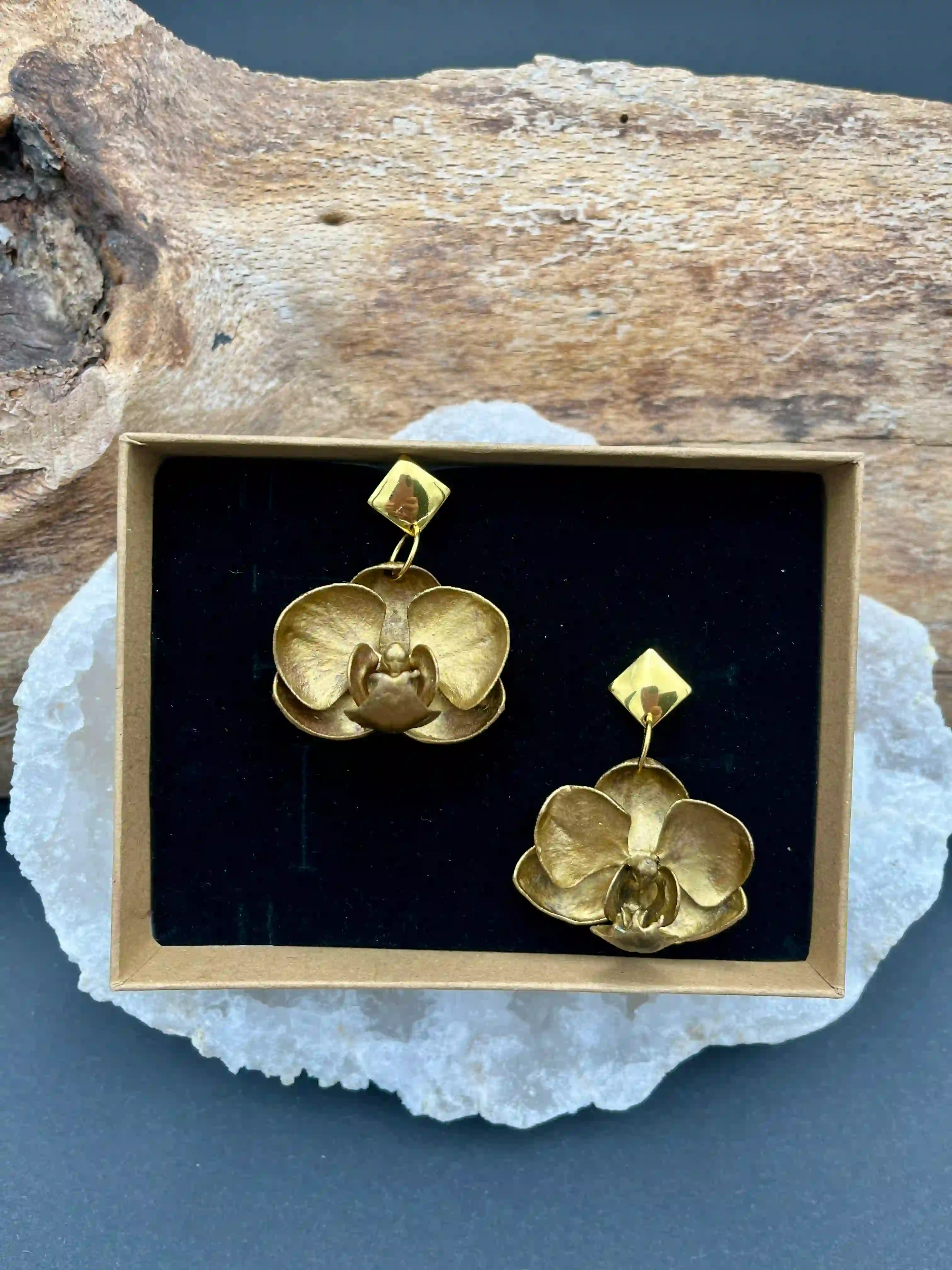 Orchidej náušnice (No2)