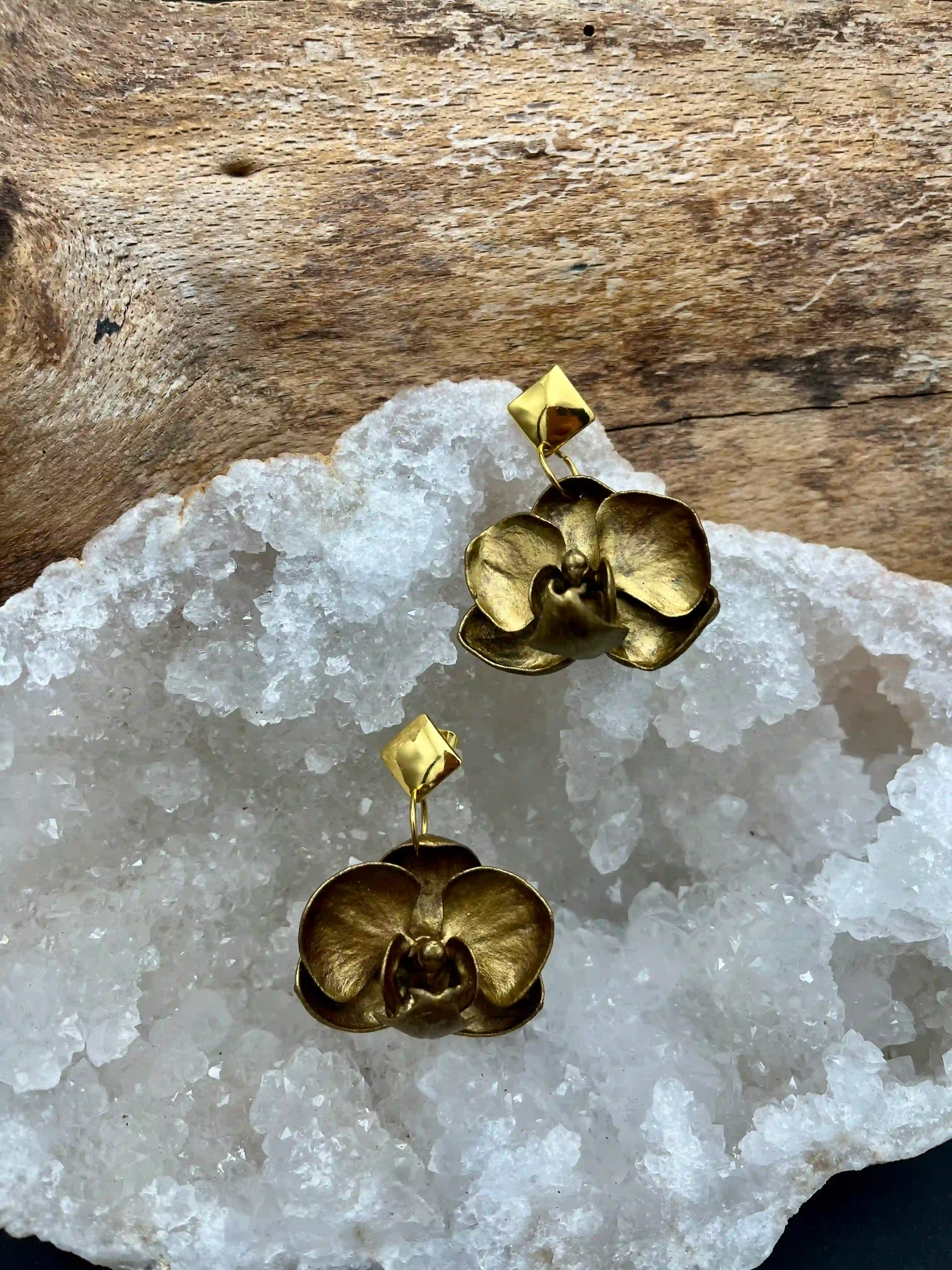 Orchidej náušnice (No2)